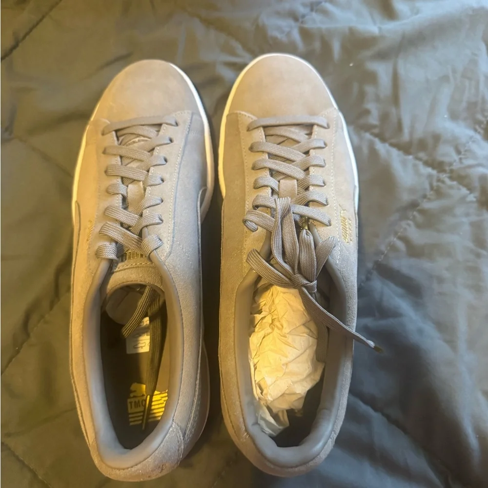 TMC Puma Gray Suede Men's Shoes Nipsey Hussle Men’s Puma Suede x TMC - Picture 13 of 16
